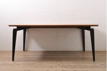中古　極美品　リーン・ロゼ(ligne roset)　ロゼオデッサ(ROSEODESSA)　シンプルで美しいデザインのダイニングテーブル(リーンロゼ、4人掛け、6人掛け、食卓、作業台)(定価約89万円)(R-068132)