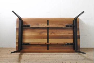 中古　極美品　リーン・ロゼ(ligne roset)　ロゼオデッサ(ROSEODESSA)　シンプルで美しいデザインのダイニングテーブル(リーンロゼ、4人掛け、6人掛け、食卓、作業台)(定価約89万円)(R-068132)