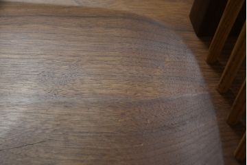 中古　ジョージナカシマ　桜製作所　コノイドチェア(CONOID CHAIR)　CN101　スタイリッシュな佇まいのサイドチェア(ジョージ・ナカシマ、板座チェア、ダイニングチェア、椅子、イス)(R-068144)