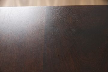 中古　美品!!　北海道民芸家具　落ち着きのある空間づくりにおすすめのスツール(花台、板座、飾り台)(R-068151)