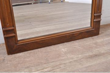中古　美品　DREXEL HERITAGE(ドレクセルヘリテイジ)　重厚なつくりが高級感を醸し出すウォールミラー(姿見、鏡)(R-068157)