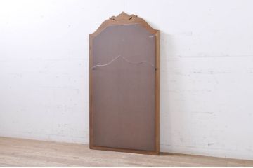 中古　美品　DREXEL HERITAGE(ドレクセルヘリテイジ)　重厚なつくりが高級感を醸し出すウォールミラー(姿見、鏡)(R-068157)