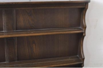 イギリスビンテージ　ERCOL(アーコール)　Old Colonial(オールドコロニアル)　気品と風格が漂うカップボード(食器棚、飾り棚、本棚、ブックシェルフ、戸棚、ヴィンテージ、英国)(R-068168)