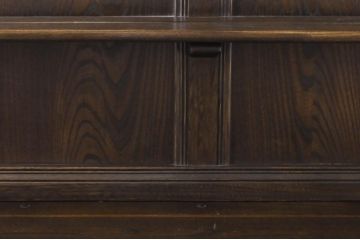 イギリスビンテージ　ERCOL(アーコール)　Old Colonial(オールドコロニアル)　気品と風格が漂うカップボード(食器棚、飾り棚、本棚、ブックシェルフ、戸棚、ヴィンテージ、英国)(R-068168)