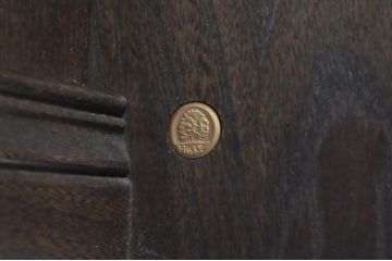 イギリスビンテージ　ERCOL(アーコール)　Old Colonial(オールドコロニアル)　気品と風格が漂うカップボード(食器棚、飾り棚、本棚、ブックシェルフ、戸棚、ヴィンテージ、英国)(R-068168)