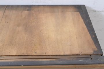 製アンティーク　ヒノキ(檜)材　和の雰囲気を盛り上げる五尺水屋箪笥サイドボード(食器棚、戸棚、収納棚、サイドキャビネット)(R-068175)