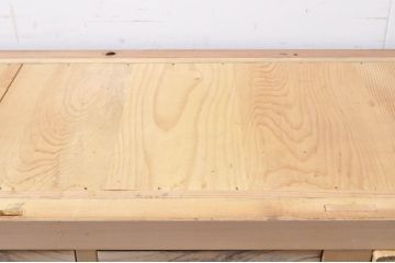 和製アンティーク　ヒノキ(檜)材　和の雰囲気を盛り上げる五尺水屋箪笥サイドボード(食器棚、戸棚、収納棚、サイドキャビネット、引き出し)(R-068176)