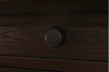 和製ビンテージ　広島県　博永家具　特大!!　楡(ニレ)材　重厚感のある佇まいでお部屋の主役におすすめの囲炉裏テーブル(木製火鉢、食卓、ダイニングテーブル、4人掛け、6人掛け、ヴィンテージ)(R-068183)