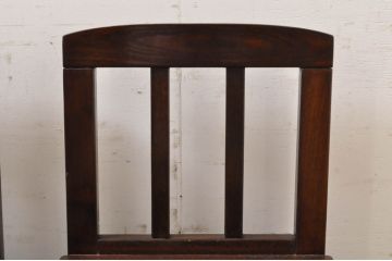 中古　民芸家具　ニレ材　引き出し付きで使い勝手抜群の回転囲炉裏チェア2脚セット(回転椅子、回転チェア、ダイニングチェア、板座チェア)(R-068184)
