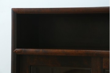 中古　美品　松本民芸家具　どこかレトロな雰囲気も感じる90型茶タンス　定価約44万円　(R-068190)
