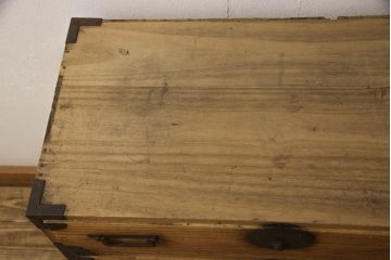 和製アンティーク　和の雰囲気を高める総桐小箪笥(桐たんす、収納タンス、時代箪笥、和箪笥、整理箪笥、小引き出し)(R-068192)