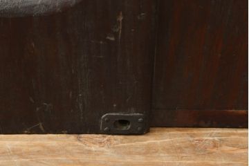 和製アンティーク　特注!!　上手物!!　総桐材　金具の立派な庄内背負い箪笥(庄内箪笥、小箪笥、行商箪笥、衣装箪笥、整理たんす、収納タンス、引き出し)(R-068198)