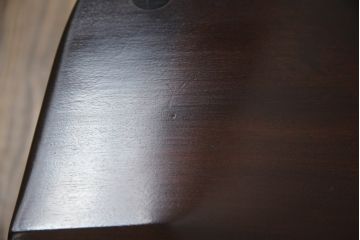 中古　松本民芸家具　16型スピンドルチェア　ゆったりと座れるダイニングチェア(板座チェア、椅子、イス)(R-068201)