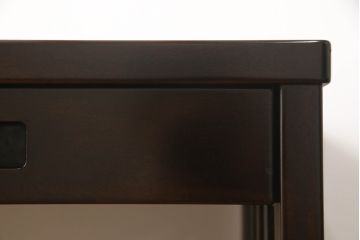 中古　美品!!　星野民芸(星野民藝)　落ち着いたシックな色合いが魅力のデスクとワゴンのセット(机、ワークデスク、作業台、在宅用、在宅ワーク、サイドキャビネット、サイドチェスト)(R-068217)