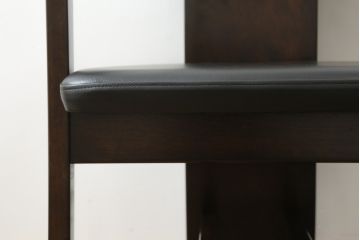 中古　美品!!　星野民芸(星野民藝)　落ち着いたシックな色合いが魅力のアームチェア(ワークチェア、ダイニングチェア、椅子、イス)(R-068218)