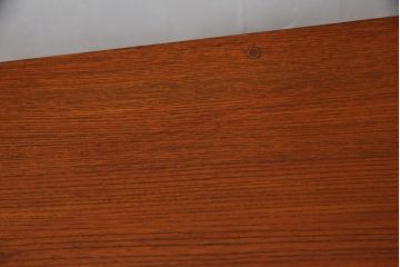 中古　最高級品　国産職人手造り　漆塗り　木目が美しい大振りで重厚な片袖机(座机、文机、ローテーブル、センターテーブル、作業台、ワークデスク、在宅用、在宅ワーク用)(R-068228)