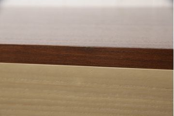 中古　モダンデザイン　老舗　桐屋田中　直線的でシンプルなデザインが格好良い加茂総桐箪笥(チェスト、桐たんす、和タンス、衣装箪笥)