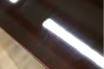 中古　超美品!!　岩谷堂箪笥　木地呂塗り　丁寧な造りの手打ち金具が目を惹く栗駒8号車タンス　定価約160万円　(R-068238)