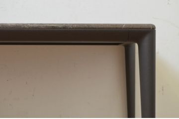 中古　美品!!　arflex(アルフレックス)　ERA(living table)　エラ　リビングテーブル　C.O.D.(シー・オー・ディー)デザイン　大理石の天板とスタイリッシュなシルエットが美しいテーブル(コンソールテーブル、サイドテーブル、サービステーブル)(定価約31万円)(R-068242)