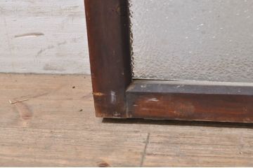 アンティーク建具　大正ロマンの雰囲気を高めるガラス窓1枚(引き戸、ガラス戸)(R-068266)