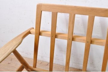 北欧家具　デンマークビンテージ　Hans J Wegner(ハンス・J・ウェグナー)　GETAMA(ゲタマ)　GE240　洗練された佇まいが目を引く3人掛けソファ(3P、三人掛け、アームソファ、トリプルソファ、3シーター、北欧、ヴィンテージ)(R-068268)