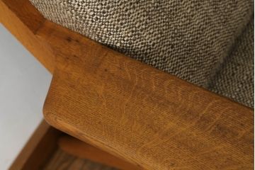 北欧ビンテージ　デンマークビンテージ　GETAMA(ゲタマ)　Hans J Wegner(ハンス・J・ウェグナー)　GE290　くつろぎの空間を演出するイージーチェア(椅子、イス、アームチェア、1P、一人掛けソファ、1人掛けソファ、北欧、ヴィンテージ)(R-068270)