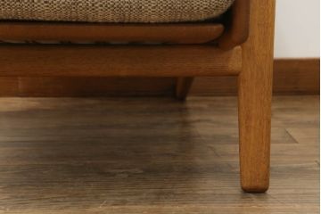 北欧ビンテージ　デンマークビンテージ　GETAMA(ゲタマ)　Hans J Wegner(ハンス・J・ウェグナー)　GE290　くつろぎの空間を演出するイージーチェア(椅子、イス、アームチェア、1P、一人掛けソファ、1人掛けソファ、北欧、ヴィンテージ)(R-068270)