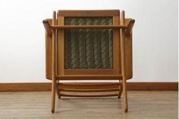 北欧ビンテージ　デンマークビンテージ　GETAMA(ゲタマ)　Hans J Wegner(ハンス・J・ウェグナー)　GE290　くつろぎの空間を演出するイージーチェア(椅子、イス、アームチェア、1P、一人掛けソファ、1人掛けソファ、北欧、ヴィンテージ)(R-068270)