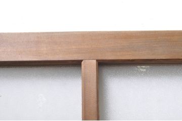 レトロ建具　ノスタルジックな雰囲気漂う大正ロマンデザインのガラス戸4枚セット(引き戸)(R-068276)