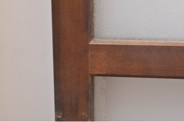 レトロ建具　ノスタルジックな雰囲気漂う大正ロマンデザインのガラス戸4枚セット(引き戸)(R-068276)