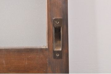 レトロ建具　ノスタルジックな雰囲気漂う大正ロマンデザインのガラス戸4枚セット(引き戸)(R-068276)