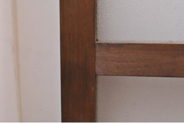 レトロ建具　ノスタルジックな雰囲気漂う大正ロマンデザインのガラス戸4枚セット(引き戸)(R-068276)