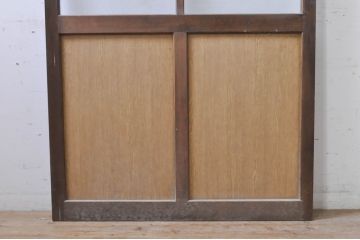 レトロ建具　ノスタルジックな雰囲気漂う大正ロマンデザインのガラス戸1枚(引き戸)(R-068277)