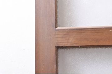レトロ建具　ノスタルジックな雰囲気漂う大正ロマンデザインのガラス戸1枚(引き戸)(R-068277)