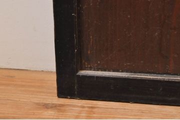 アンティーク建具　レーザー組子にリメイク!　和モダンな空間を演出する幅狭障子帯戸4枚セット(引き戸、障子戸)(R-068279)