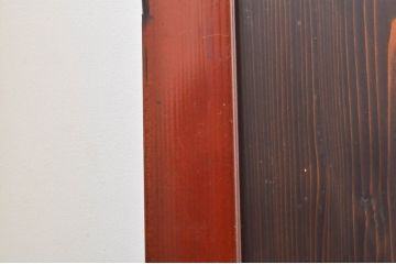 アンティーク建具　上質な和の雰囲気を醸し出す障子帯戸4枚セット(引き戸、障子戸、ガラス帯戸)(R-068284)