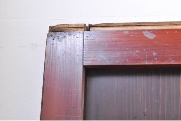 アンティーク建具　上質な和の雰囲気を醸し出す障子帯戸4枚セット(引き戸、障子戸、ガラス帯戸)(R-068284)