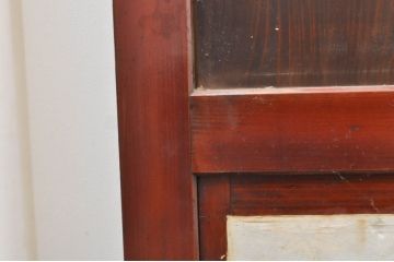 アンティーク建具　上質な和の雰囲気を醸し出す障子帯戸4枚セット(引き戸、障子戸、ガラス帯戸)(R-068284)