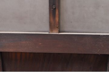 アンティーク建具　大正ロマン　ノスタルジックな空間を演出するガラス窓2枚セット(引き戸、ガラス戸)(R-068285)