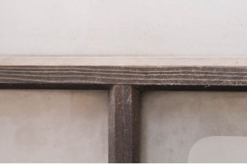 アンティーク建具　大正ロマン　ノスタルジックな空間を演出するガラス窓4枚セット(引き戸、ガラス戸)(R-068286)