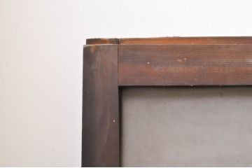 アンティーク建具　大正ロマン　ノスタルジックな空間を演出するガラス窓4枚セット(引き戸、ガラス戸)(R-068286)