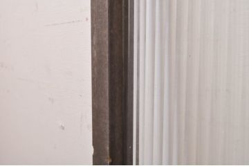 アンティーク建具　インテリアに取り入れやすいシンプルデザインのモールガラス窓2枚セット(引き戸、ガラス戸)(R-068289)