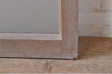 アンティーク建具　どこか懐かしい雰囲気を醸し出す素朴なガラス窓1枚(木製扉)(R-068297)
