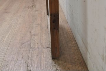 アンティーク建具　どこか懐かしい雰囲気を醸し出す素朴なガラス窓1枚(木製扉)(R-068297)