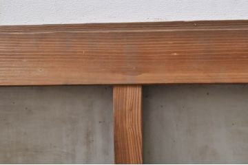 アンティーク建具　インテリアに取り入れやすいシンプルなデザインのガラス窓4枚セット(引き戸、ガラス戸)(R-068298)