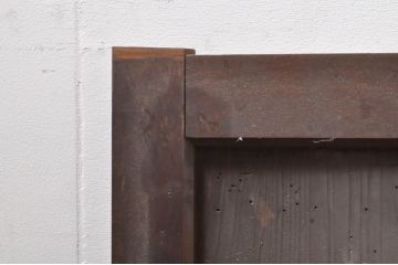 アンティーク建具　杉板1枚板　落ち着いた和の空間を演出する板戸窓4枚セット(引き戸)(R-068301)