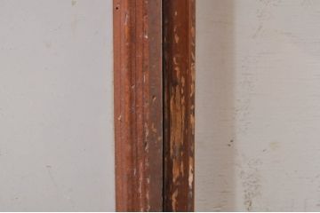 アンティーク建具　希少　レトロな雰囲気漂う小窓付きのガラス窓2枚セット(引き戸、ガラス戸)(R-068303)