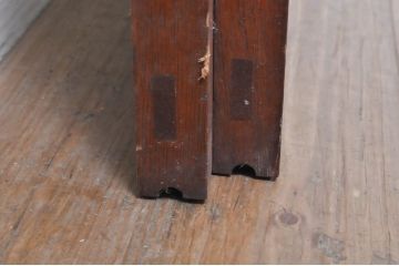 アンティーク建具　大正ロマン　どこか懐かしい雰囲気漂うガラス窓2枚セット(引き戸、ガラス戸)(R-068304)