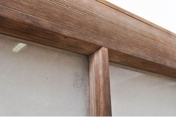 アンティーク建具　大正ロマン　懐かしい雰囲気のガラス窓4枚セット(引き戸、ガラス戸)(R-068305)