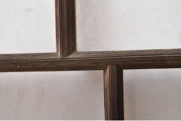 アンティーク建具　大正ロマン　懐かしい雰囲気のガラス窓4枚セット(引き戸、ガラス戸)(R-068305)